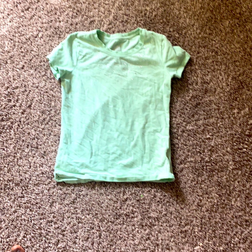 Mint green shirt